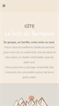 Mobile Screenshot of gite-barracan.com